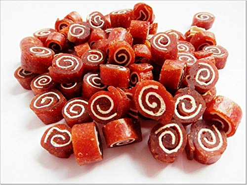 +/- 150 rollos pequeños con pato y bacalao