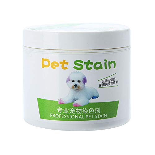 AchidistviQ 100ml Profesional Mascotas Manchas Anti Alérgico Gato Perro Tinte para el Cabello Crema Colorante Agente Perro Cuidado del Cabello Desteñido Tinte De Cabello Rosa Cereza