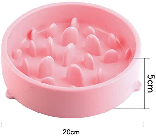 Alfombrilla de Silicona para Comederos de Perros y Gatos, 48x30cm Tapete Comer Antideslizante Compatible y Comedero Perro Gato alimentador Tazon, Rosado