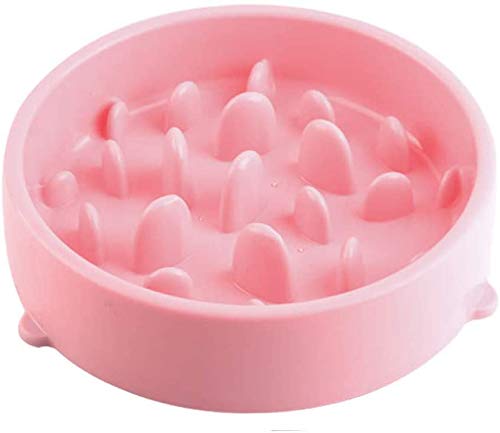 Alfombrilla de Silicona para Comederos de Perros y Gatos, 48x30cm Tapete Comer Antideslizante Compatible y Comedero Perro Gato alimentador Tazon, Rosado