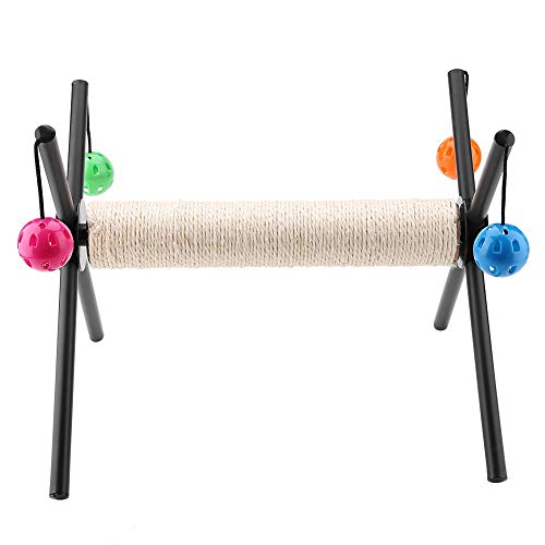Árbol para gatos, poste de escalada para gatos con cuerda de sisal, aparador portátil para gatitos