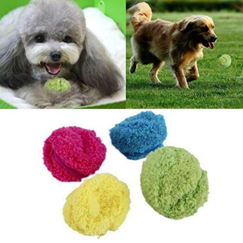 BYFRI Mascota Bola mágica de Juguete eléctrico de Juguete Bola de Rodillo del Rodillo automático del Gato Mascota de Juguete Bola mágica Bola Perro Necesidad de Uso de la batería 5pcs / Set