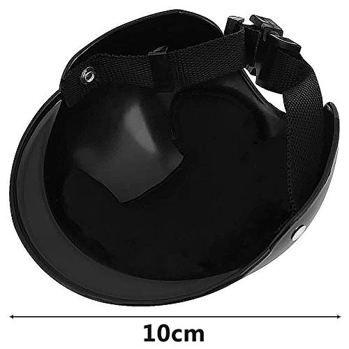Casco De Motocicleta Perro LLMZ 1 Pcs Casco De Motocicleta Para Perros Casco De Perro Para Mascota Para Perros Ciclismo En Bicicleta Sombrero Para Gatos Pequeños Accesorio De Disfraz De Cachorro De Pe