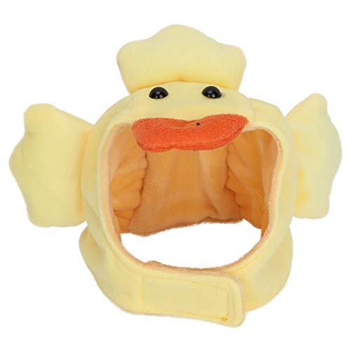 Chennie Sombrero para Mascotas Lindo Animal con Forma de Pato Gorra de Gato Divertida Decoración de Cosplay para La Fiesta de Navidad de Halloween