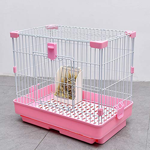 Comedero para Conejo,Alimentador de Heno Comedero de Heno Alimentador de Henoc Portátil Menos Desperdiciado,Heno Alimentador Comedero para Conejos,Cobayas,Chinchilla,Dispensador de Alimentos(Blanco)