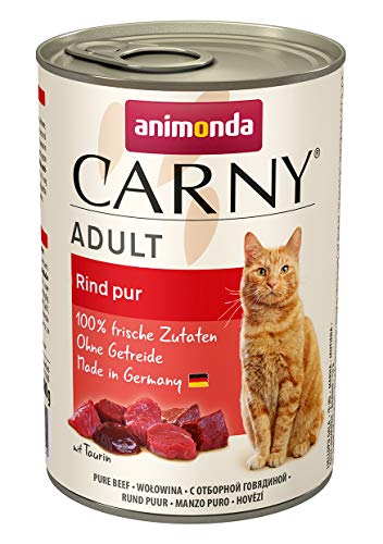 Comida para gatos animonda Carny Adult, comida húmeda para gatos adultos, pack mixto 1, 12 x 400 g