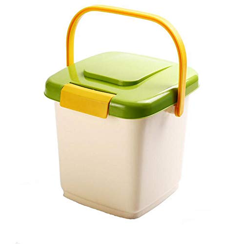 Contenedor de Almacenamiento Hermético 4KG para Alimentos para Mascotas, con Medición Scoop Seal Hebillas De Plástico para Mascotas Perro Gato Animal Animal Dispensador de Comida Seca