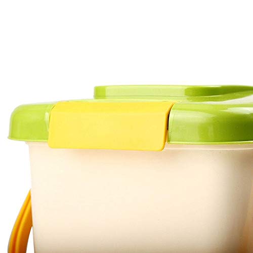 Contenedor de Almacenamiento Hermético 4KG para Alimentos para Mascotas, con Medición Scoop Seal Hebillas De Plástico para Mascotas Perro Gato Animal Animal Dispensador de Comida Seca