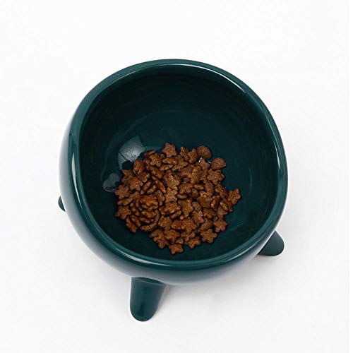 Cuencos Gatos Ceramica, Cuencos Gatos Mueble, Cuencos para Mascotas de Primera Calidad para Proteger la Columna Vertebral del Gato para Alimentos y Agua Cuencos Antideslizantes para Perros