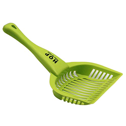 CXZC Pala para Gatos Grandes, Pala para Caca de Mascota de plástico Resistente, Ligera y de fácil Limpieza.
