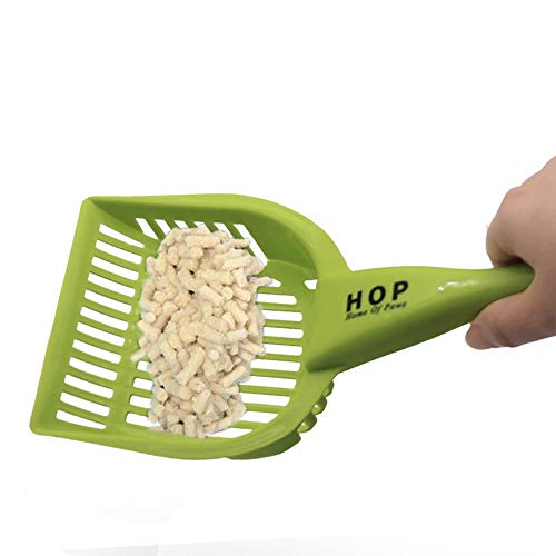 CXZC Pala para Gatos Grandes, Pala para Caca de Mascota de plástico Resistente, Ligera y de fácil Limpieza.