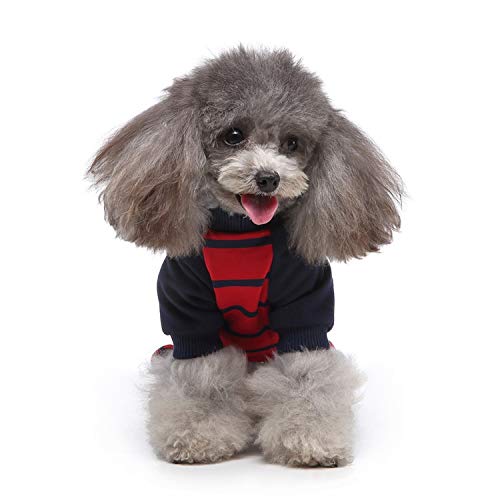 Datouya Ropa de Perro Ropa de hogar Ropa de algodón Ropa de hogar Pijamas de Cuatro Patas roja Ropa cómoda para Perros (Color : Red, Size : X-Large)