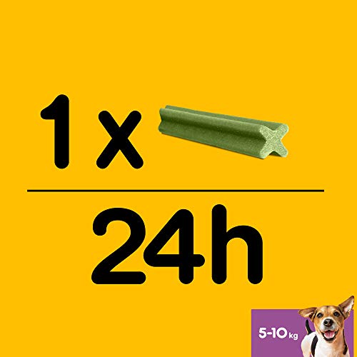 Dentastix Fresh de uso diario para higiene oral y contra mal aliento para perros pequeños (Pack de 4)