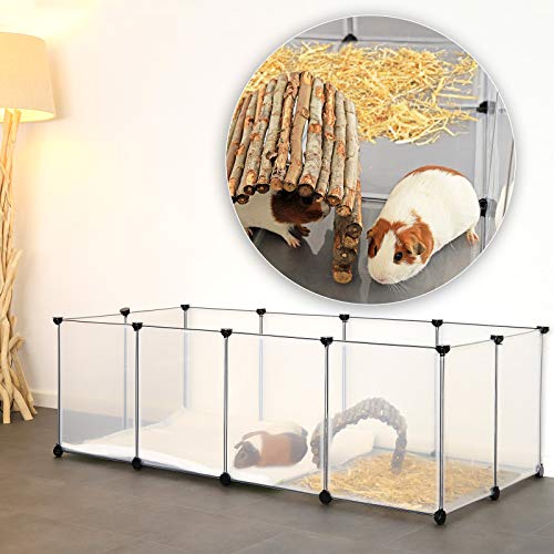 dibea Valla Para Animales Parque Para Mascotas Recinto Interior Ampliable 145X74X47 Cm