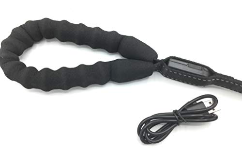 Faunatur Correa para Perros con Luz Led de Nylon y Mango Acolchado (Verde)