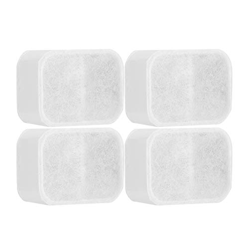Fdit 4 Uds Filtro de Repuesto para Fuente para Mascotas, Cartuchos de Filtro para Fuente de Agua para Mascotas para dispensador automático de Agua para Flores, Fuente para Beber(Filtro Lotus 4 + 1)