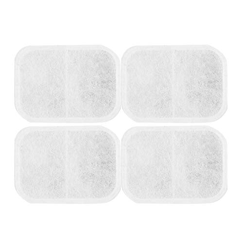 Fdit 4 Uds Filtro de Repuesto para Fuente para Mascotas, Cartuchos de Filtro para Fuente de Agua para Mascotas para dispensador automático de Agua para Flores, Fuente para Beber(Filtro Lotus 4 + 1)