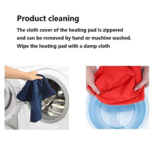 FUFU Mantas y mantitas Almohadilla de calefacción para perros para cama de perro grande, almohadilla de calefacción por mascotas Caja fuerte de bajo voltaje Calefacción eléctrica para perros y gatos q
