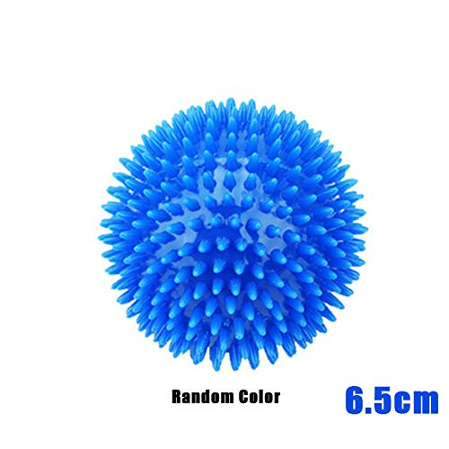 Gelentea Juguete para perros con sonido de bola animosa para perros Molar limpieza de dientes resistente a la mordedura de la bola con pinchos para masticar juguetes para perros y mascotas