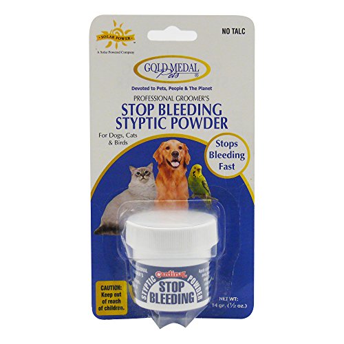 GOLD MEDAL PETS Stop Bleeding Polvo Estiptico, 0.5 oz