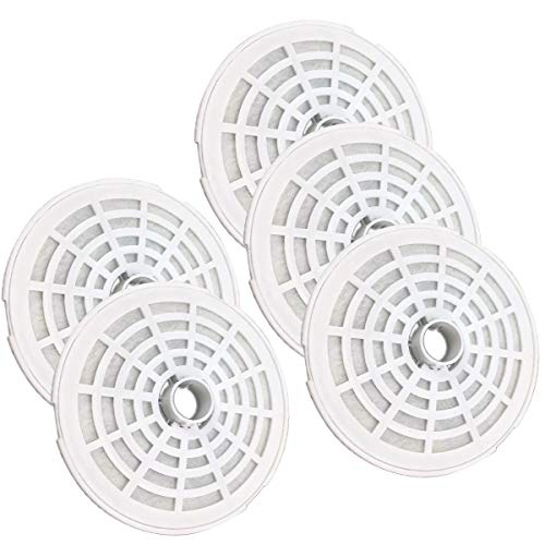 great-fyl Reemplazo de filtros de Fuente para Mascotas 5pcs filtros de carbón Activado para Gato Perro Bebiendo 3.9"