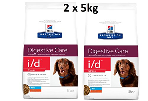 Hills Prescription Diet i/d Stress Mini: 2 x 5 kg Digestive Care comida para perros con pollo