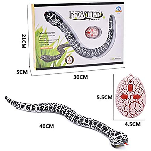 Huachaoxiang Juguete De Serpiente De Control Remoto para Gatos, con Batería Incorporada, Gatos, Juguetes, Actividad, Gatitos, Gato, Gato,Verde