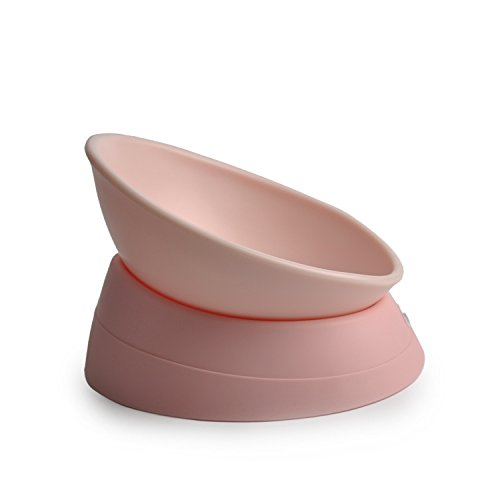Inclinación de ángulo de tomill antideslizante Pet Bowl soporte de cara gato cuenco de mascota suministros