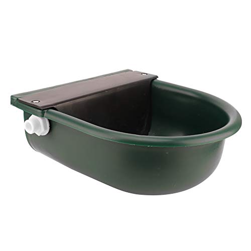 Jarchii Dispensador de Agua para Ganado, plástico automático, Duradero, de Borde Liso, dispensador de Agua para Caballo, con Bola Flotante para Ganado, hogar, Oveja, Caballo de Granja