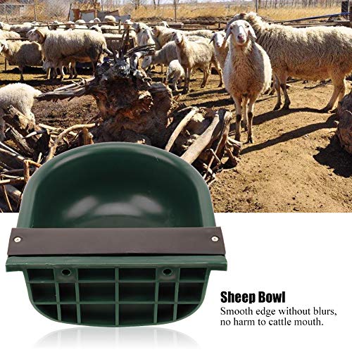 Jarchii Dispensador de Agua para Ganado, plástico automático, Duradero, de Borde Liso, dispensador de Agua para Caballo, con Bola Flotante para Ganado, hogar, Oveja, Caballo de Granja