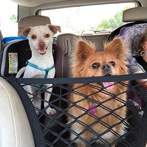 LDYQ Valla de Red para Mascotas,Barrera de Seguridad para Perros,Red de Seguridad para vehículos,Barrera de Red para Mascotas para Coche y Perro,para Coches/SUV