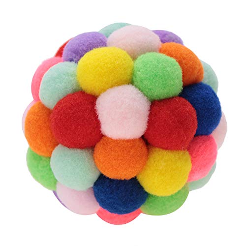 Lecxin Kitten Toys Surtidos Wool Interactive Cat Toy, Juguetes interactivos, Bolas de Lana, para Kitty, Cat(L)