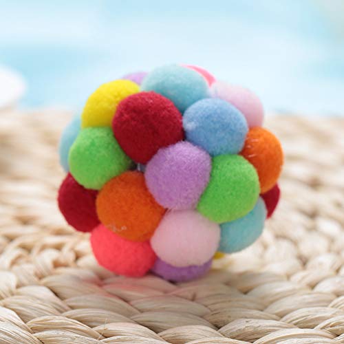 Lecxin Kitten Toys Surtidos Wool Interactive Cat Toy, Juguetes interactivos, Bolas de Lana, para Kitty, Cat(L)
