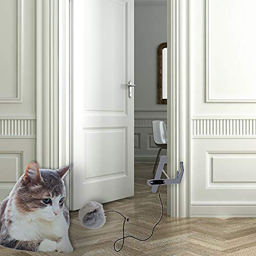 Legendog Marco De Puerta Juguete para Gatos Juguete Interactivo Divertido De Entrenamiento para Gatos Juguete De Bola para Gatitos Juguetes para Gatos con Hierba Gatera
