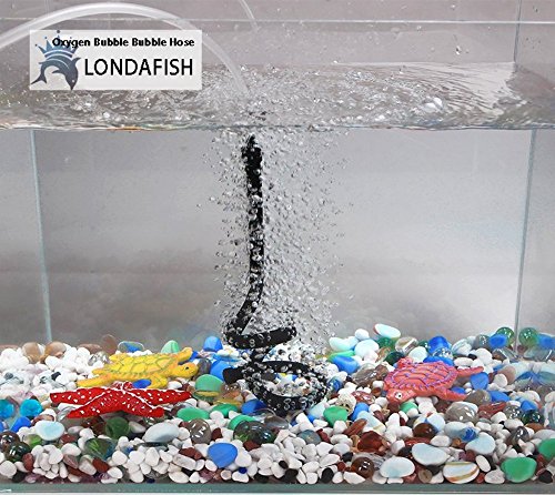 Londafish - Cortina de aire para acuario con burbujas para tubo de goma de oxígeno y burbujas