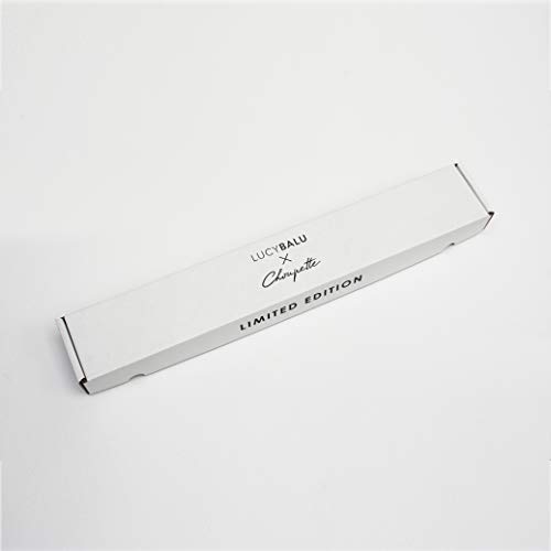 LucyBalu X Choupette I Edición Limitada I Hamaca para Gato I Hamaca de Pared 65 x 10 x 35 cm I Metal Recubierto de Polvo y Fieltro de Lana Natural (Blanco/Champagne Melange)