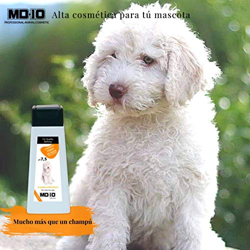 MD-10 COLLECTION Champú Perro de Agua para Pelo Blanco (750 ML)