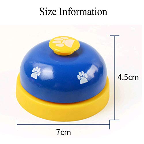 mengger Campana para Entrenamiento Mascotas Timbres de Gatos Perro 3 Piezas Bell Paquetes Colgante de Juguete El Dispositivo Comunicación Orinal Juguetes Interactivos Perros Campanas Timbre