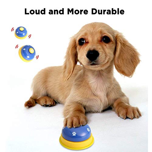 mengger Campana para Entrenamiento Mascotas Timbres de Gatos Perro 3 Piezas Bell Paquetes Colgante de Juguete El Dispositivo Comunicación Orinal Juguetes Interactivos Perros Campanas Timbre