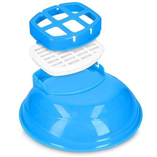 Navaris 3X filtros de Repuesto para Fuente de Agua - Set de 3 Cartuchos filtrantes para Bebedero para Perros y Gatos - contra olores y sabores