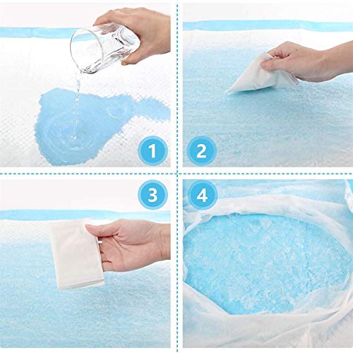 Nobleza Empapadores Perros Alfombrilla higiénica de Entrenamiento para Perros. Ultraabsorbente 60cm*60cm, 40pcs