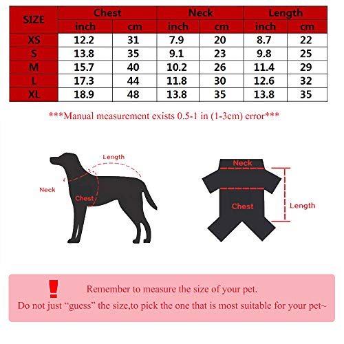 Oncpcare 2 pijamas para perro (perro + oasis) de algodón suave, ropa de noche para perro, cómoda y adorable, ropa para mascotas, pijama para perros, cachorros y gatos