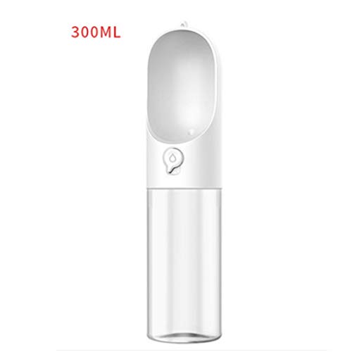 Ownlife Botella de Fugas a Prueba de la Botella de Agua del Recorrido del Perro de Botellas de Pet Botella de Agua portátil for Perros y Gatos, PDA Cup Gratis, Perros pequeños Beber (tamaño : 300ml)