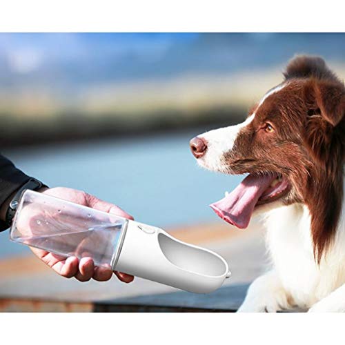 Ownlife Botella de Fugas a Prueba de la Botella de Agua del Recorrido del Perro de Botellas de Pet Botella de Agua portátil for Perros y Gatos, PDA Cup Gratis, Perros pequeños Beber (tamaño : 300ml)