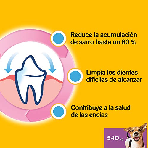 Pedigree Pack de Dentastix de uso Diario para la Limpieza Dental de Perros Pequeños (4 Packs de 28ud)
