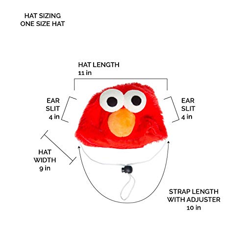 Pet Krewe Sesame Street Elmo - Disfraz para Perro, tamaño Mediano