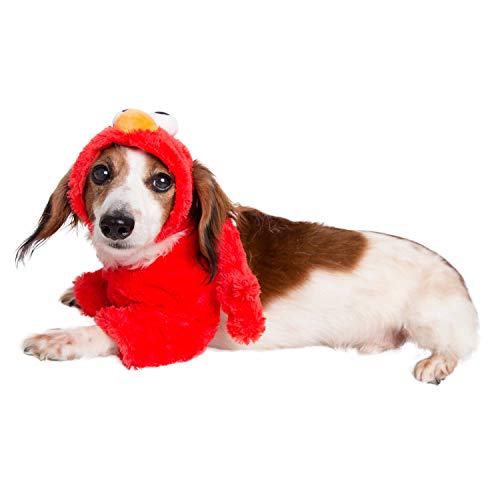 Pet Krewe Sesame Street Elmo - Disfraz para Perro, tamaño Mediano