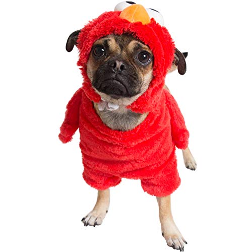 Pet Krewe Sesame Street Elmo - Disfraz para Perro, tamaño Mediano