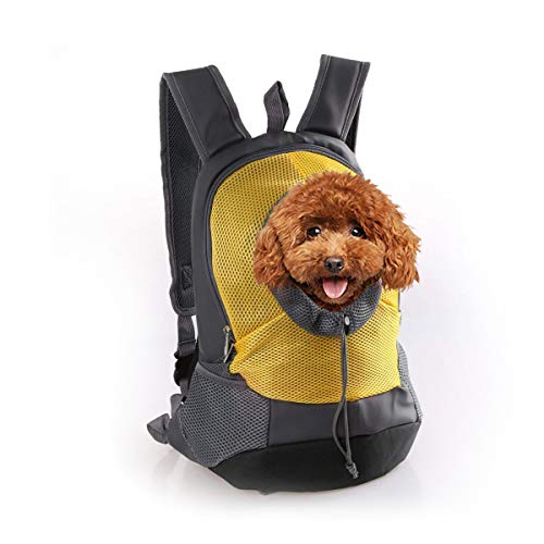 PETCUTE Mochila para Perros Medianos Transportín Perro Bolsas de Viaje para Perros Portador para Cachorro Mascotas Transpirable