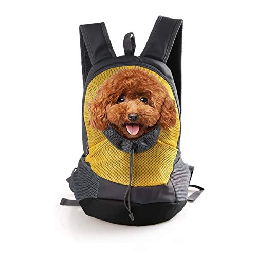 PETCUTE Mochila para Perros Medianos Transportín Perro Bolsas de Viaje para Perros Portador para Cachorro Mascotas Transpirable
